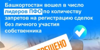 Башкортостан вошел в число лидеров ПФО по количеству запретов на регистрацию сделок без личного участия собственника - Янаульский район