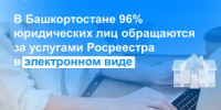 В Башкортостане 96% юридических лиц обращаются за услугами Росреестра в электронном виде - Янаульский район
